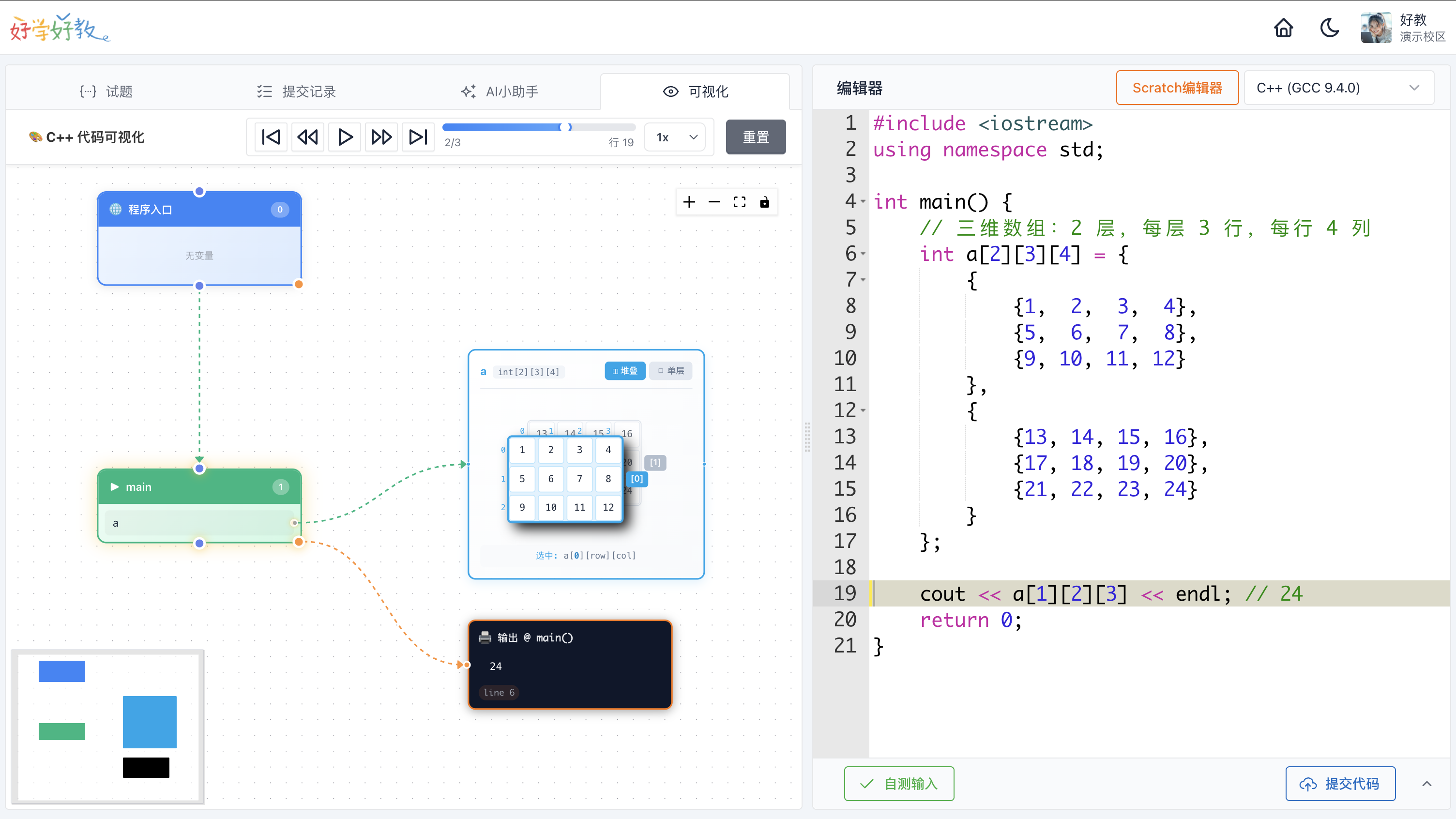 三维数组可视化