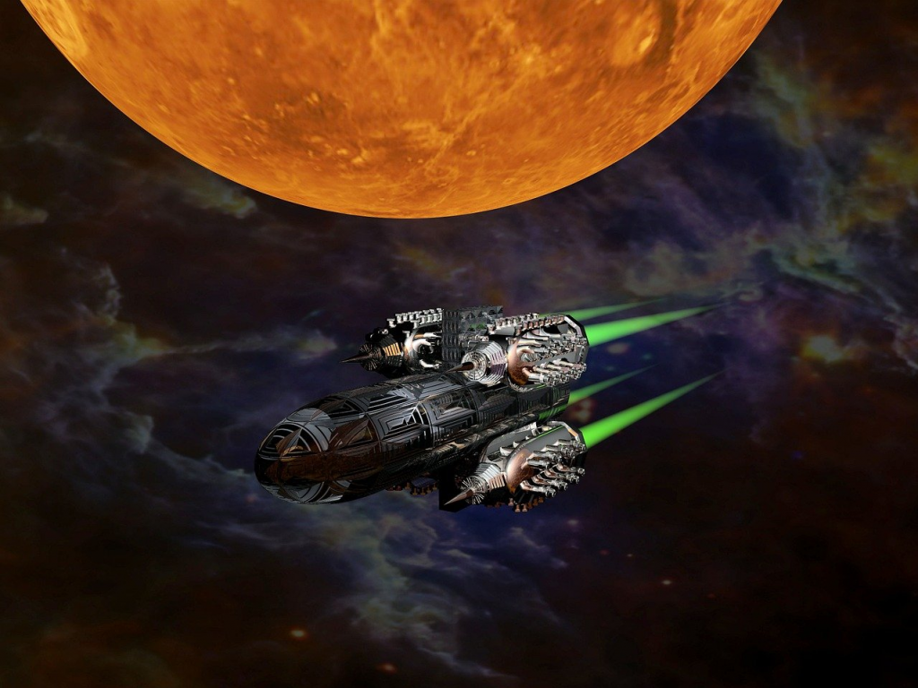 少儿编程之使用PyGame编写游戏（4）：太空大撞击 游戏，第一步封面图