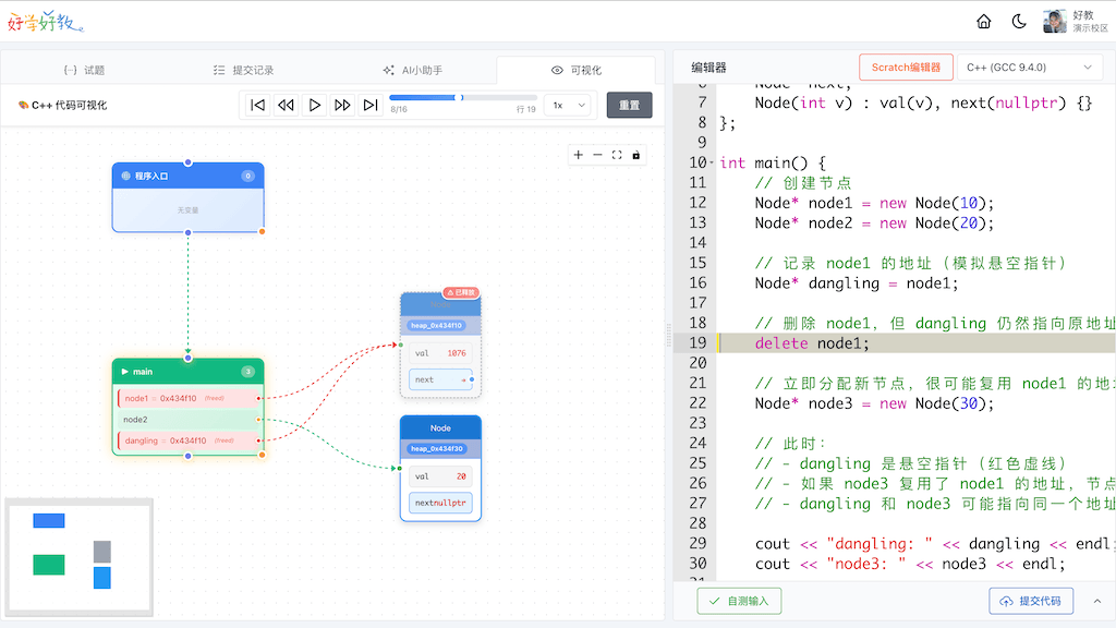 代码可视化工作台截图